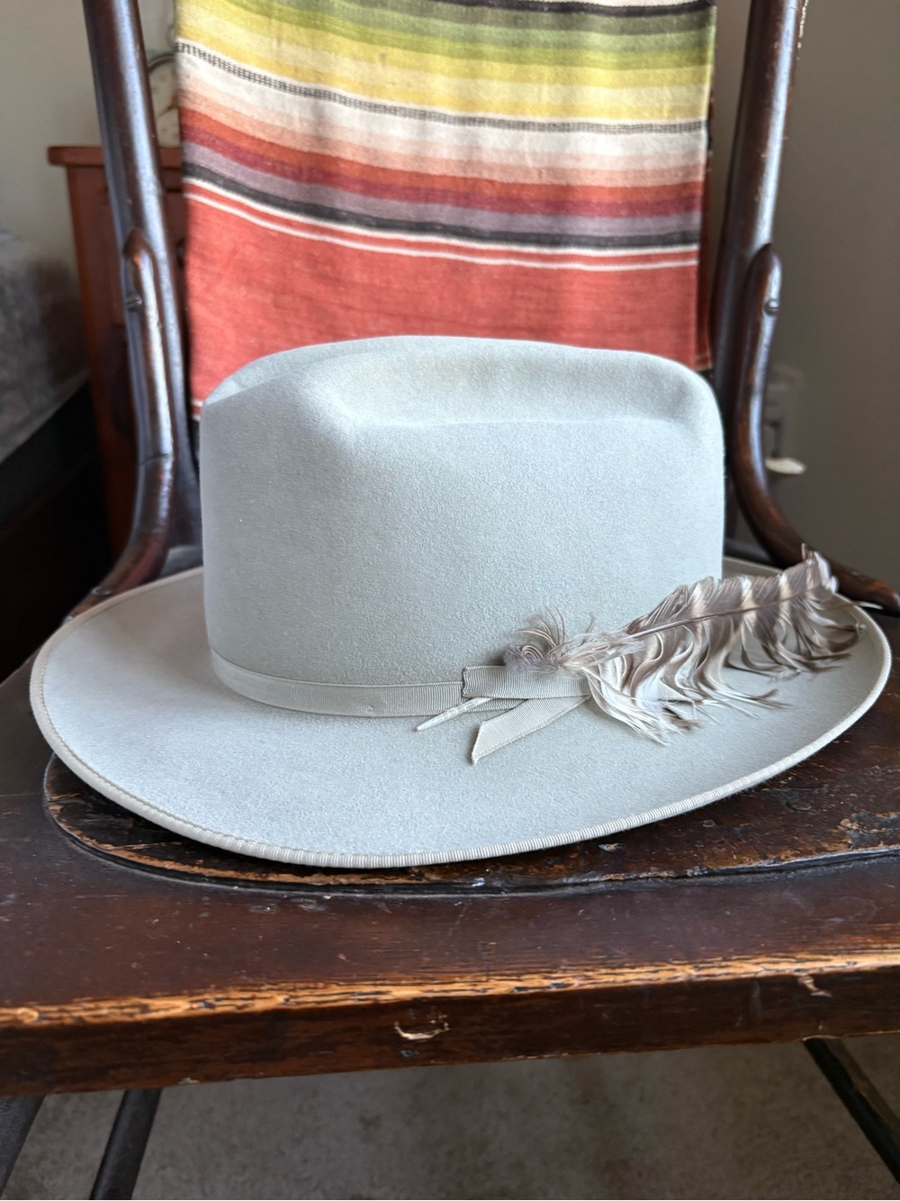 VTG 40s 50s Stetson Resistol Open Road Silverbelly 7-1/8” Made in the USA